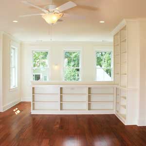 room empty shelves